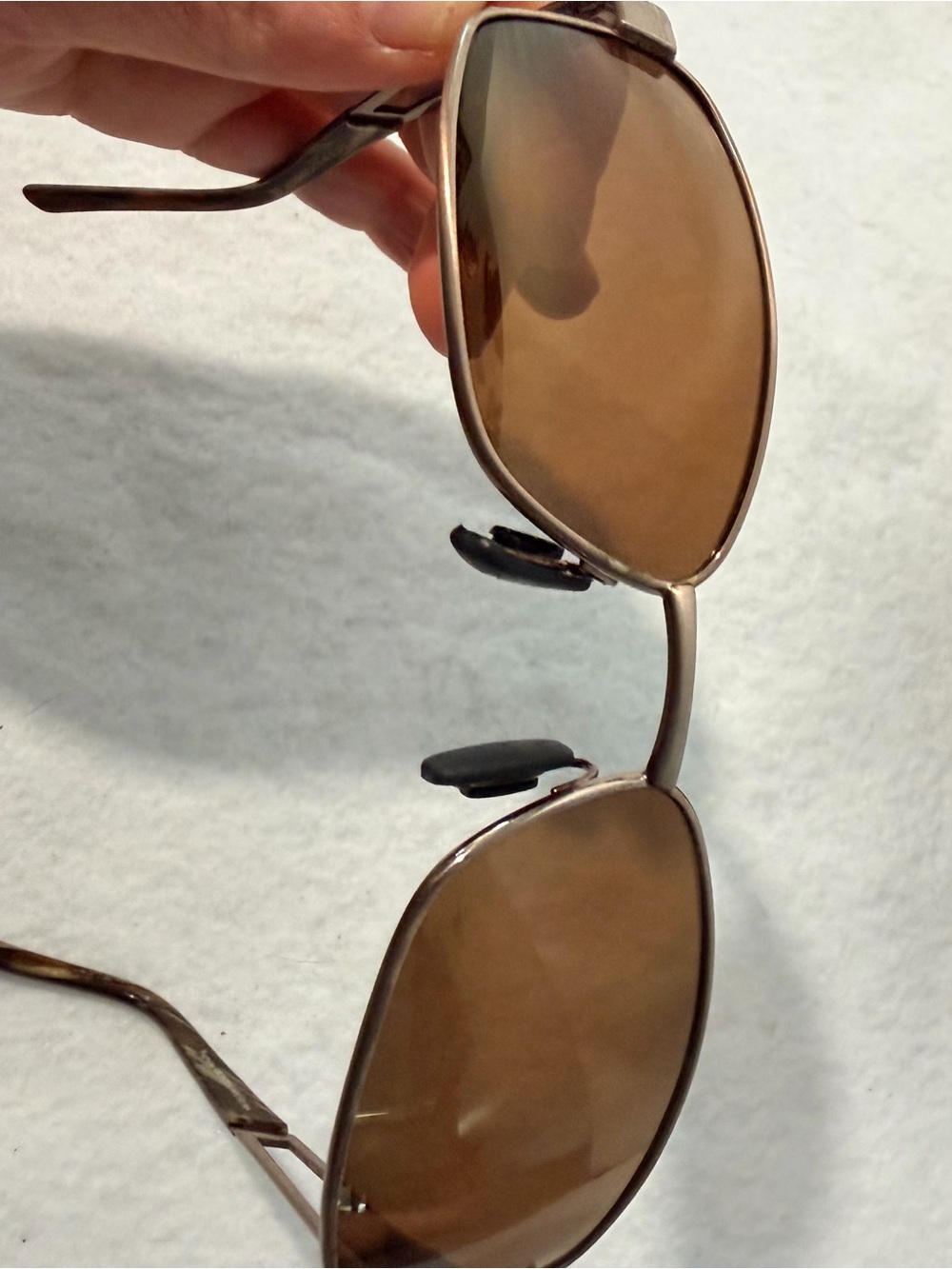 MAUI JIM PUAMANA MJ227 20 POLARIZED SUNGLASSES TITANIUM FRAME HCL BRONZE W/ CASE - Picture 7 of 11